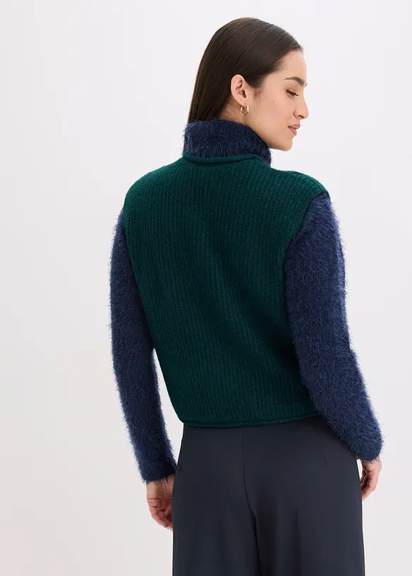 Vest met decoratieve knopen, bonprix