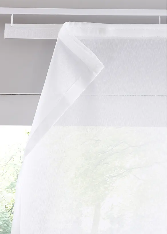 Sablé paneelgordijn, effen (1 stuk), bonprix