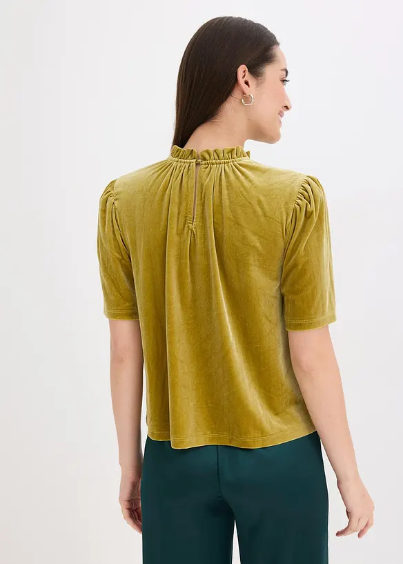 Fluwelen shirt, bonprix