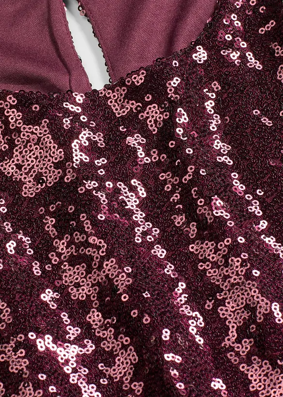 Longsleeve met pailletten, bonprix