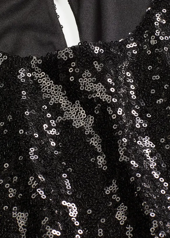 Longsleeve met pailletten, bonprix