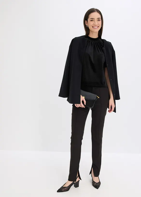 Fluwelen shirt, bonprix