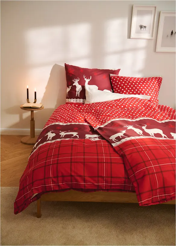 Dekbedovertrek met elanden, bonprix