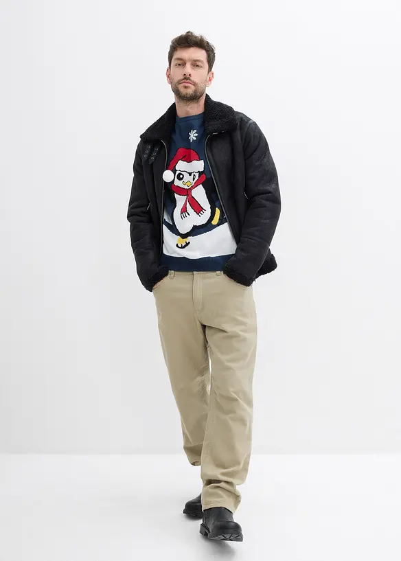 Trui met kerstmotief, bonprix