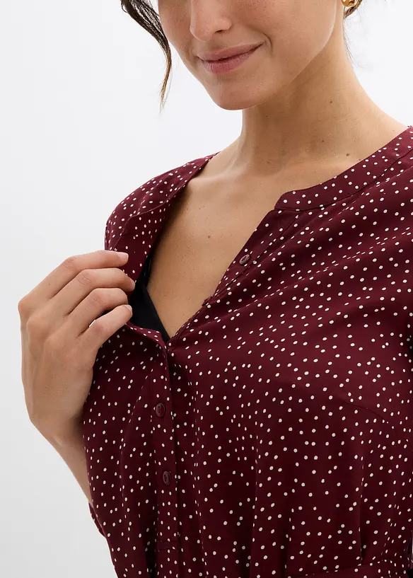 2-in-1 zwangerschapsjurk van soepele viscose, bonprix