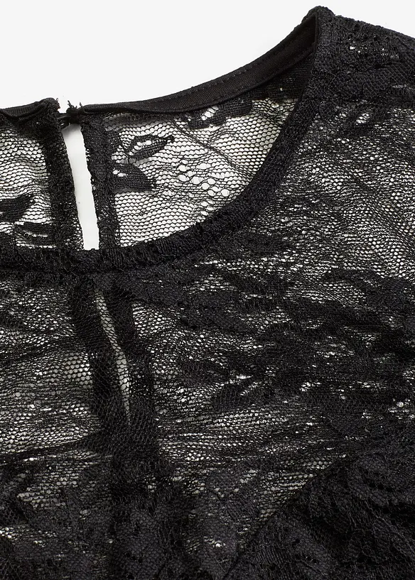 Longsleeve van prachtig kant, bonprix