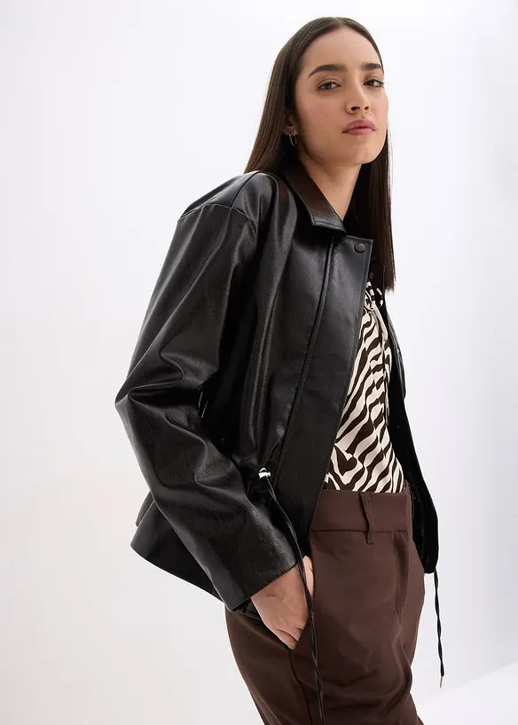 Imitatieleren jas, bonprix