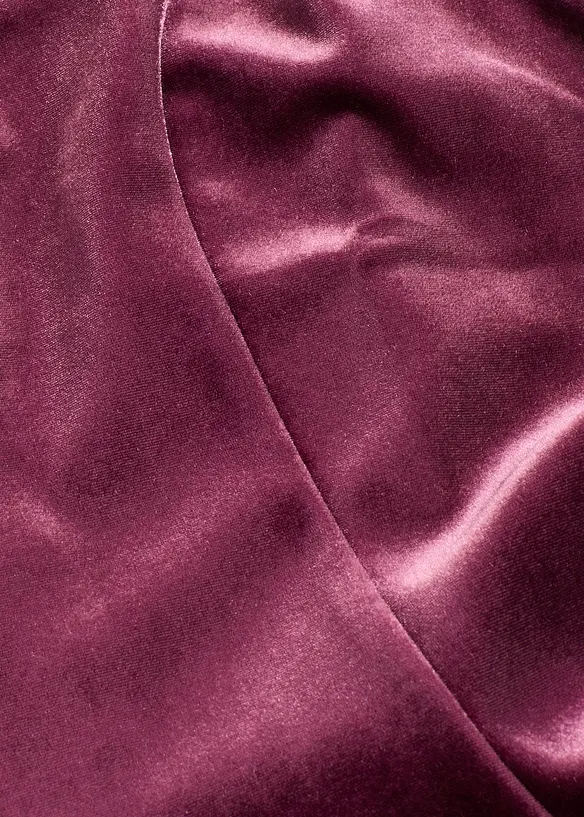 Mini jurk van zacht fluweel, bonprix