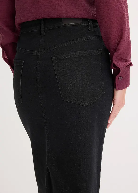 Spijkerrok met strassapplicatie, bonprix