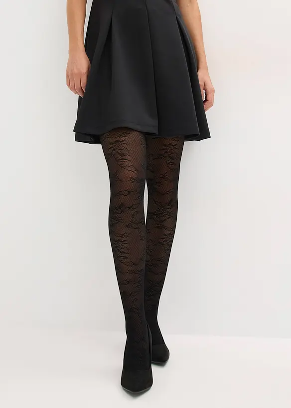 Panty met bloemmotief, bonprix