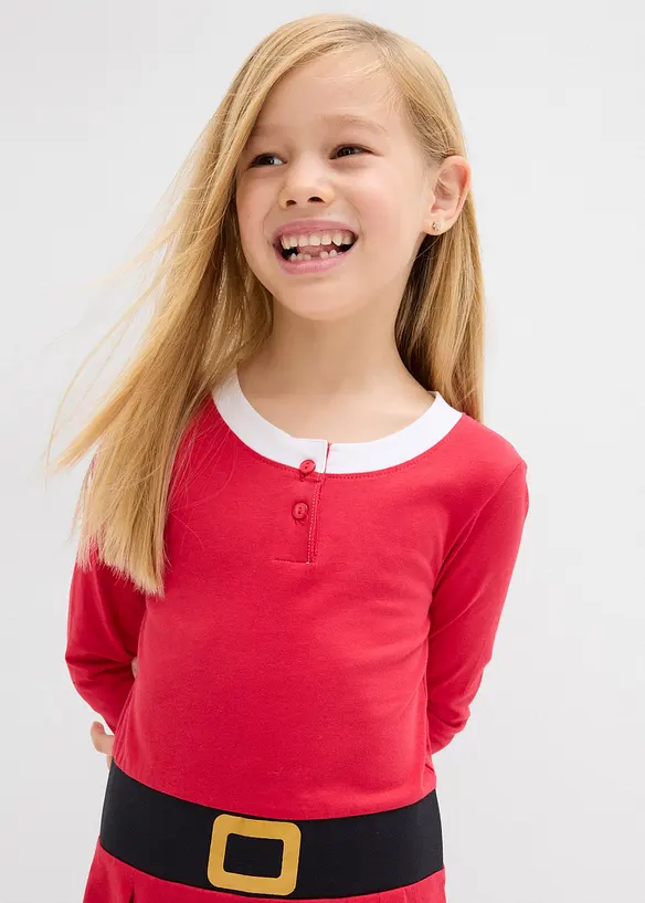 Meisjes jersey kerstjurk, bonprix