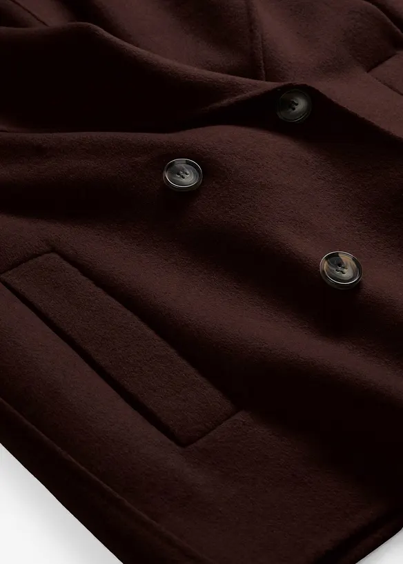 Oversized jas in een zachte wolmix, bonprix