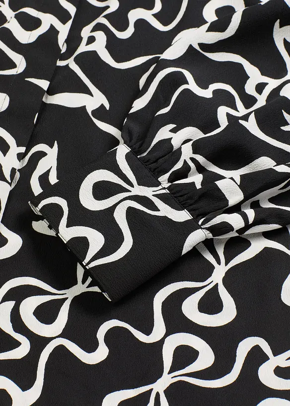 Blouse met strik, bonprix