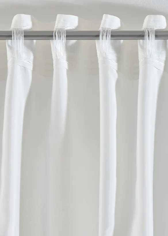 Gordijnen van gerecycled materiaal (2 stuks), bonprix