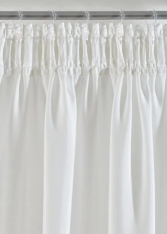 Gordijnen van gerecycled materiaal (2 stuks), bonprix