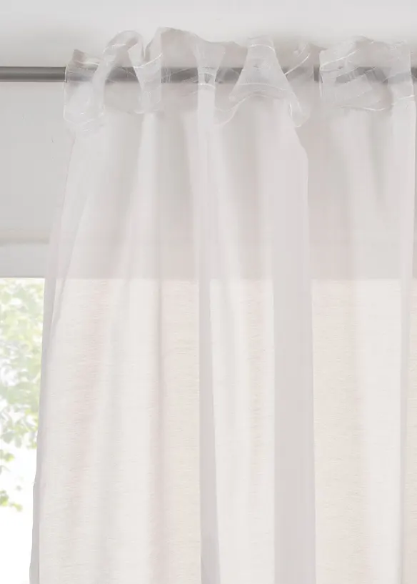 Transparant gordijn met print (1 stuk), bonprix