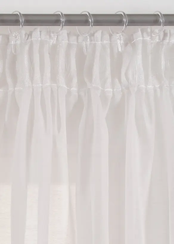 Transparant gordijn met print (1 stuk), bonprix