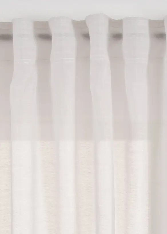 Transparant gordijn met print (1 stuk), bonprix