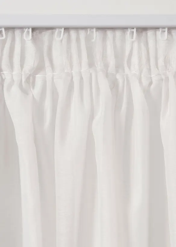 Transparant gordijn met print (1 stuk), bonprix