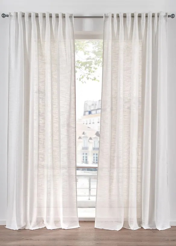 Gordijn met structuur, ook verkrijgbaar in extra lang (1 stuk), bonprix