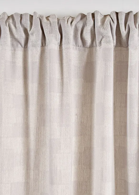 Jacquard gordijn van biologisch katoen (1 stuk), bonprix