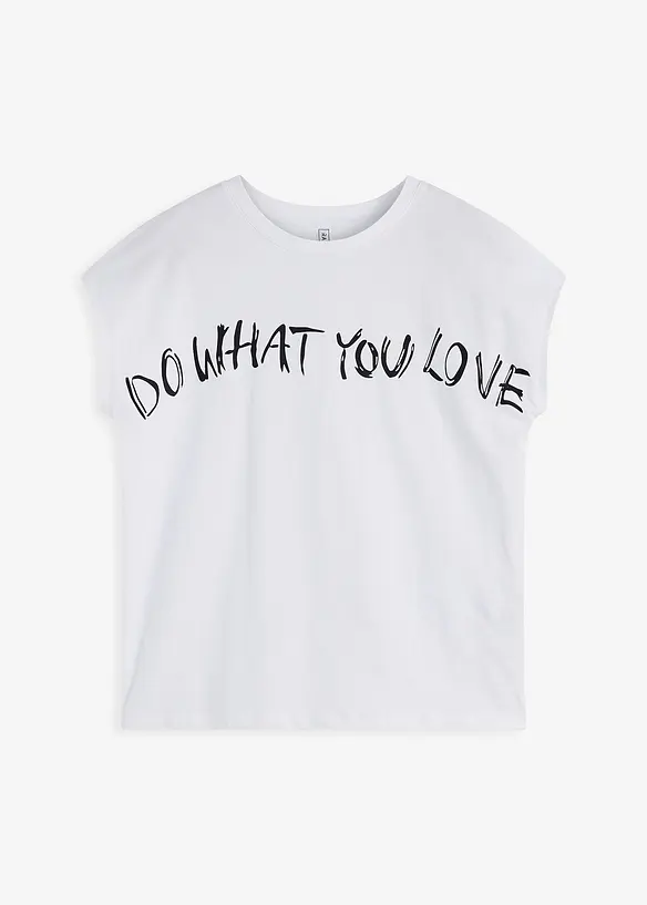 Oversized shirt van puur katoen, bonprix