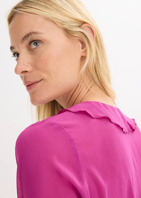 Blouse met volants, bonprix