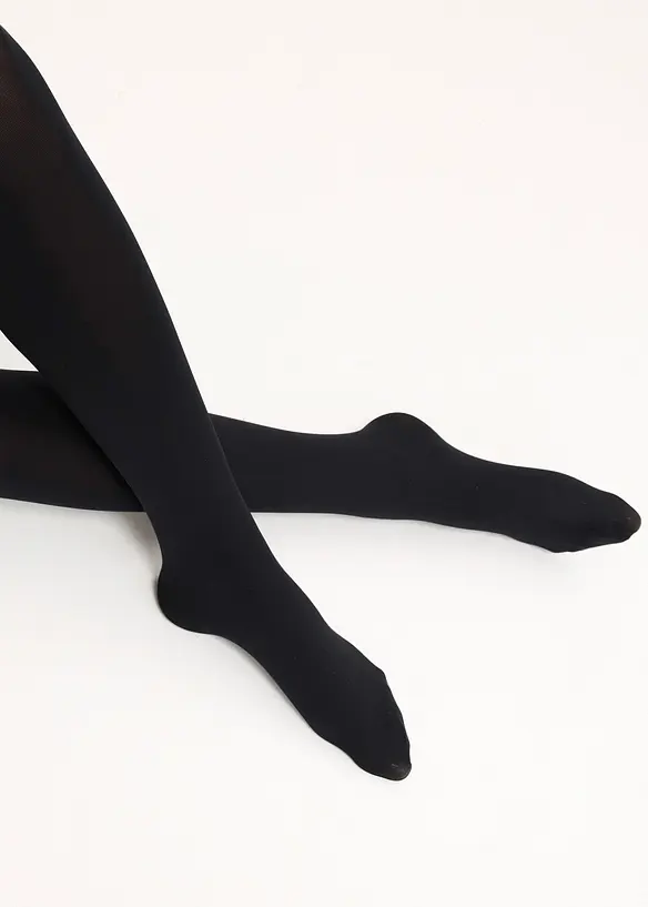 Ondoorzichtige panty-ouvert 80 den, bonprix