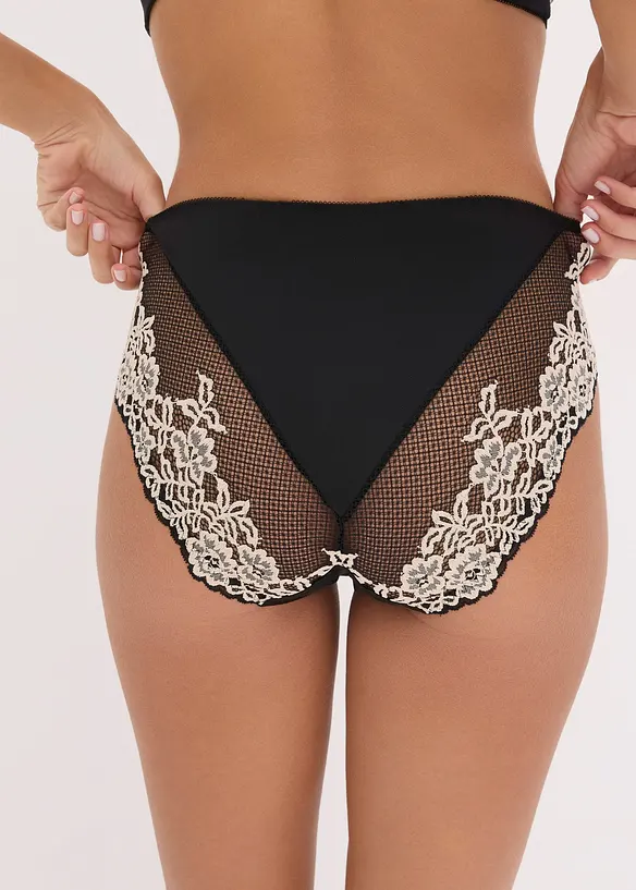 Maxislip met sierlijk kant, bonprix