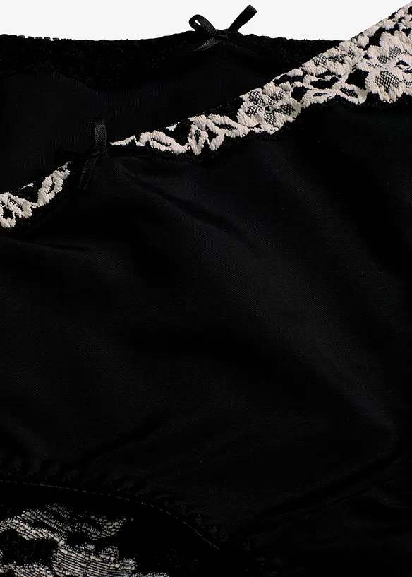 Slip met sierlijk kant (set van 2), bonprix