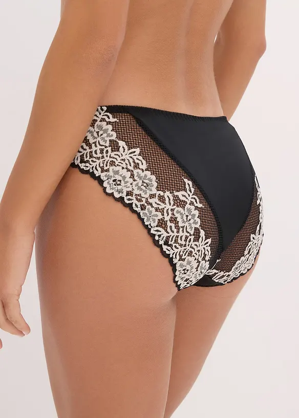 Slip met sierlijk kant (set van 2), bonprix
