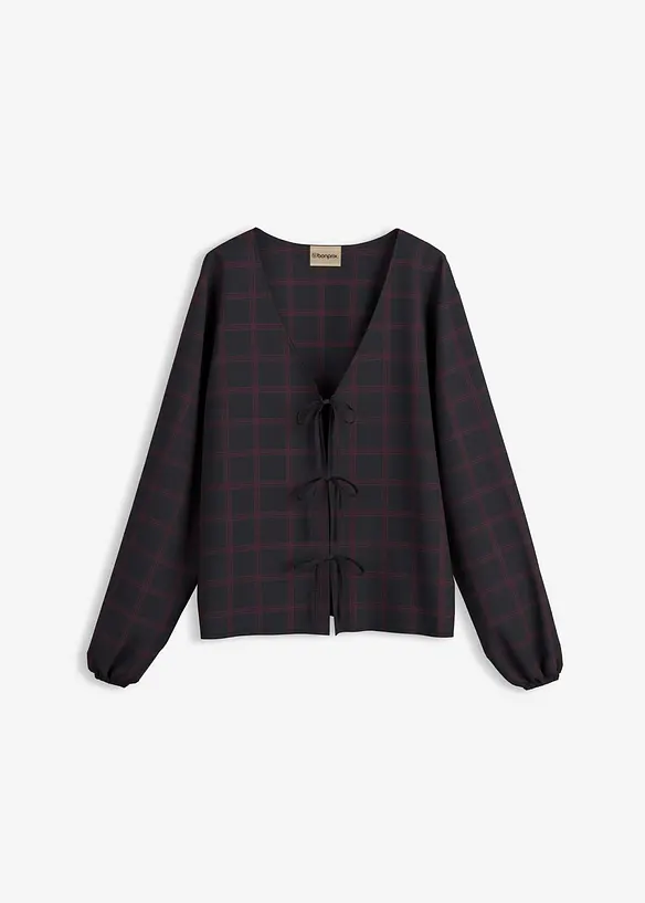 Wijde blouse van zachte viscose, bonprix