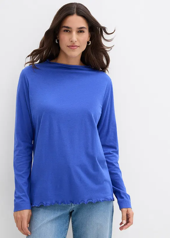 Longsleeve in een katoenmix, bonprix