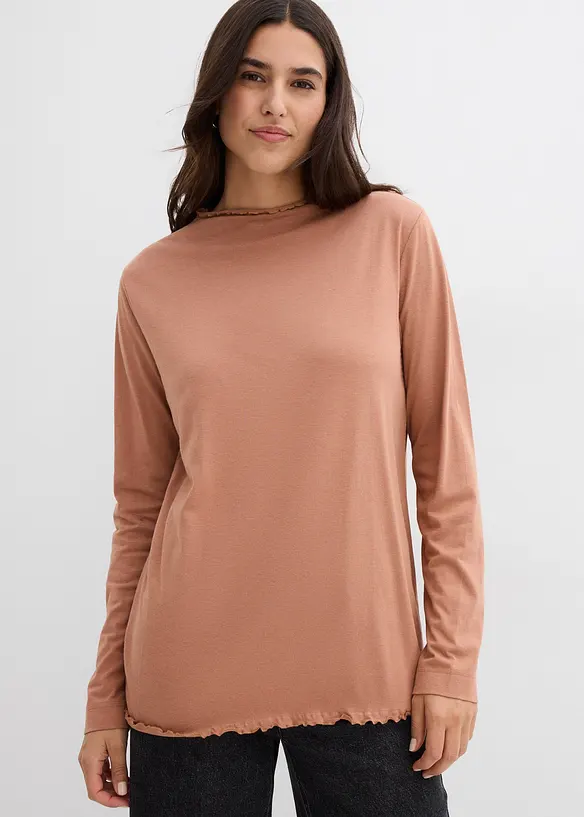 Longsleeve in een katoenmix, bonprix