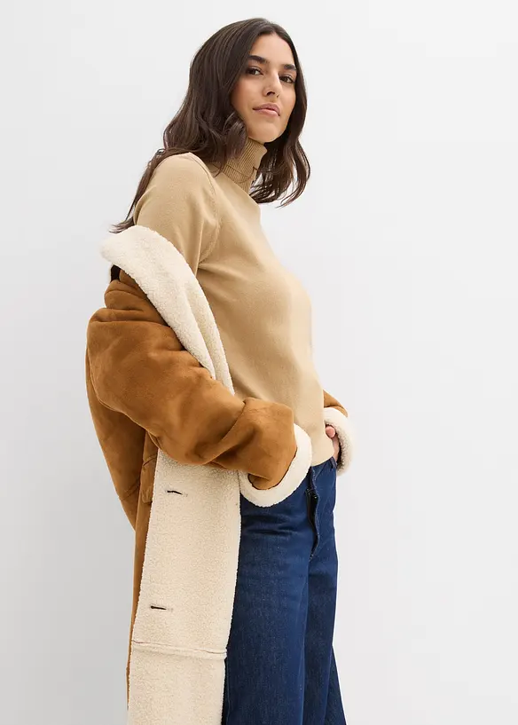 Fijngebreide coltrui, bonprix