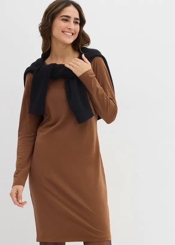 Jersey jurk (set van 2), bonprix