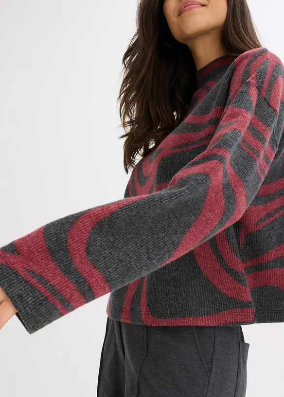 Zacht, geribd shirt, bonprix