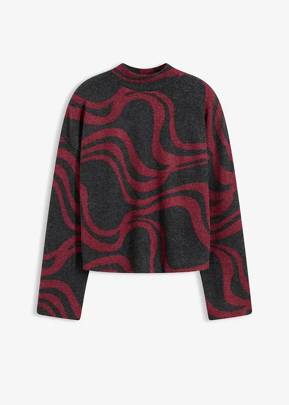 Zacht, geribd shirt, bonprix