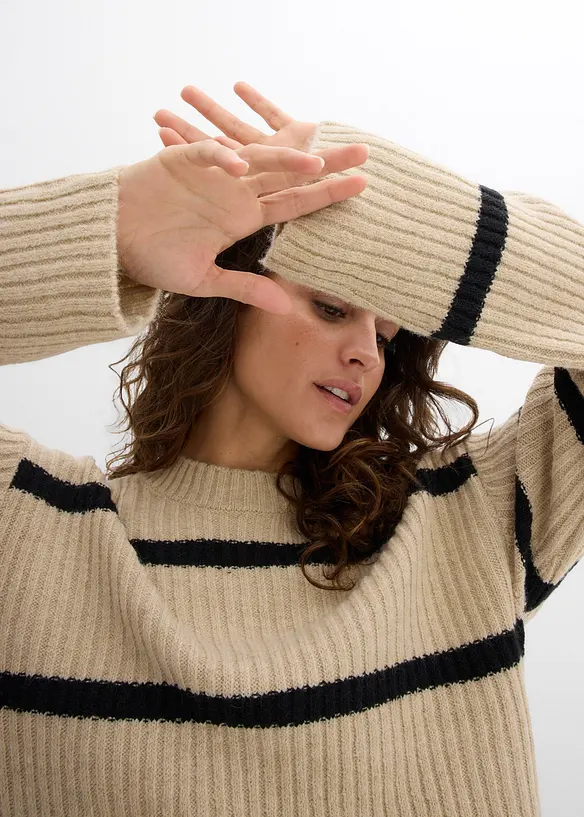 Gestreepte trui, bonprix