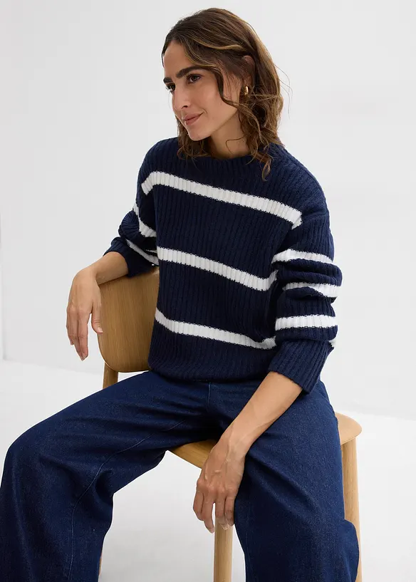 Gestreepte trui, bonprix