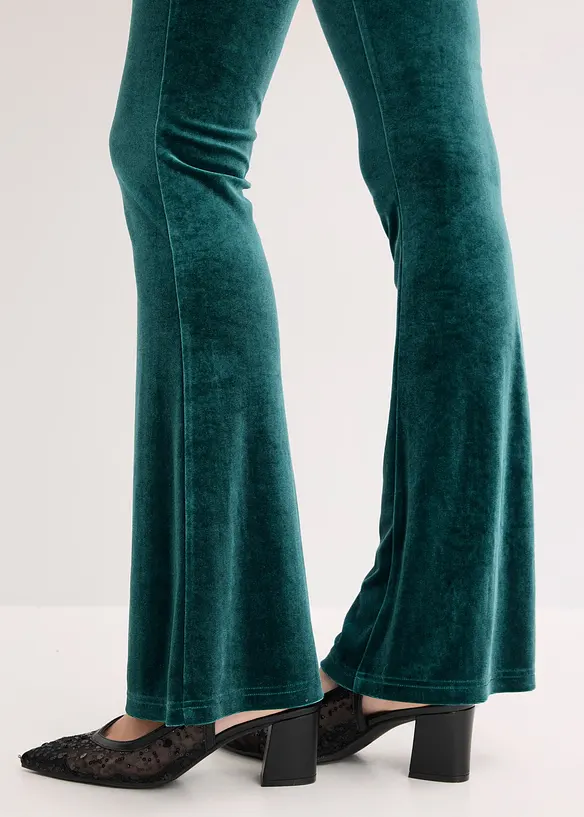 Legging van zacht fluweel, bonprix