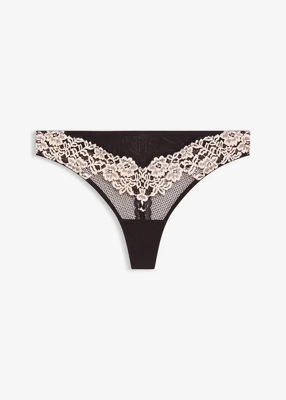 String van tweekleurig kant, bonprix