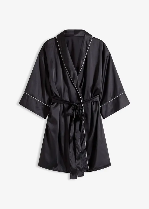 Satijnen kimono met glanseffect, bonprix