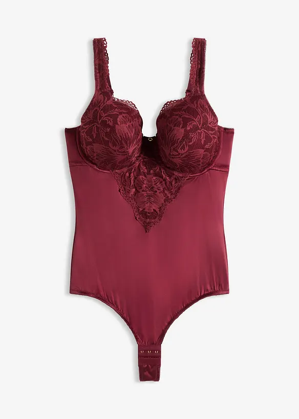 Stringbody met gewatteerde schouderbandjes, bonprix