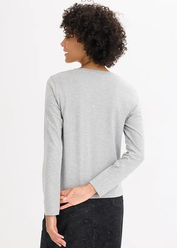 Longsleeve met opvallende print, bonprix