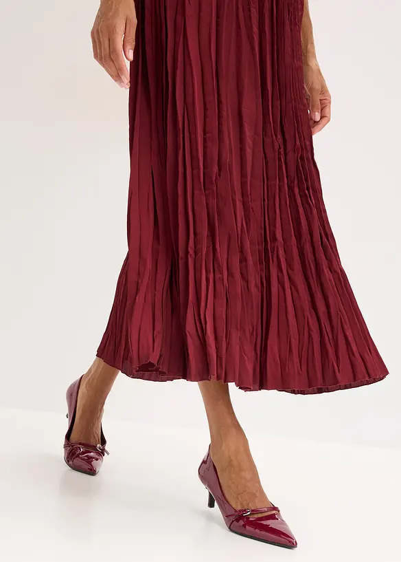 Maxi rok van crash satijn, bonprix