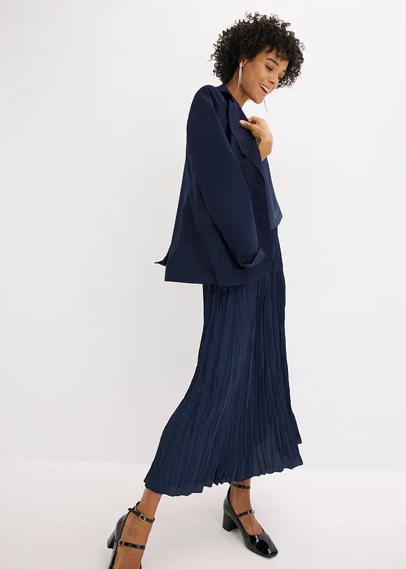 Maxi rok van crash satijn, bonprix