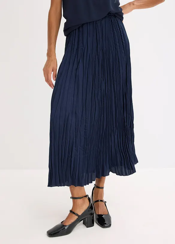 Maxi rok van crash satijn, bonprix