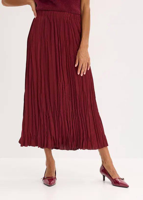 Maxi rok van crash satijn, bonprix