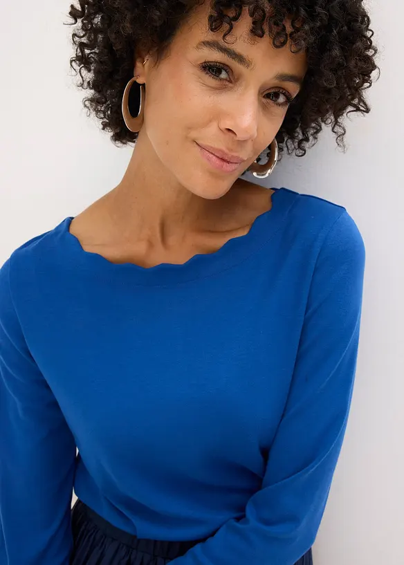 Shirt met golfranden van Punto di Roma, bonprix